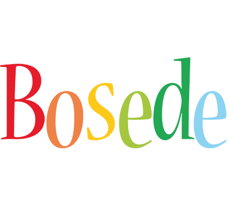 Bosede birthday logo