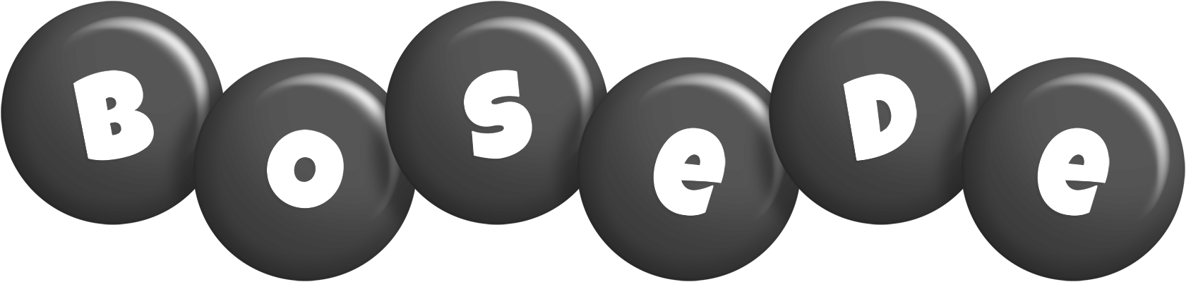 Bosede candy-black logo