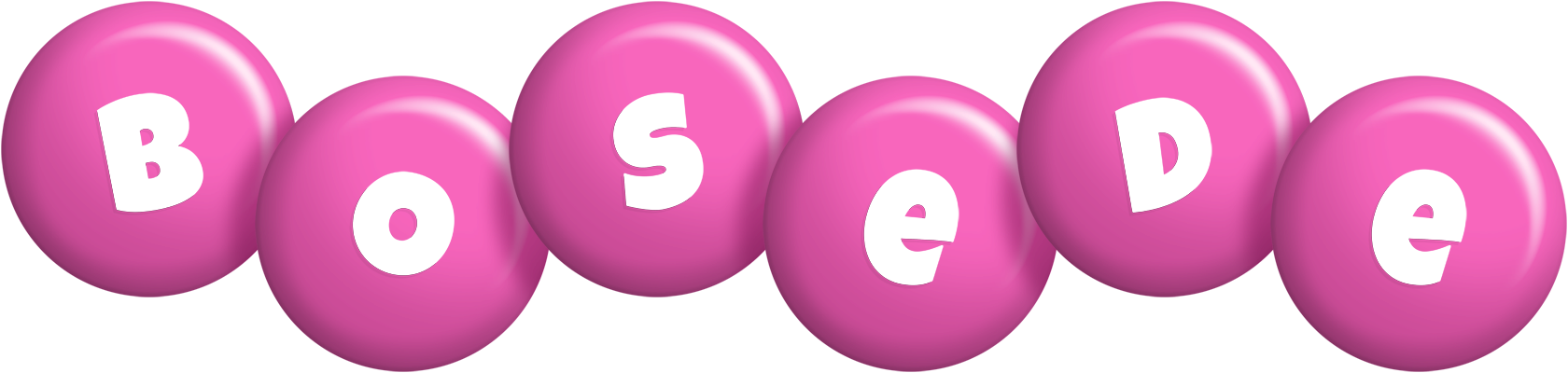 Bosede candy-pink logo