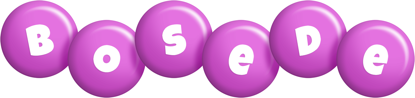 Bosede candy-purple logo