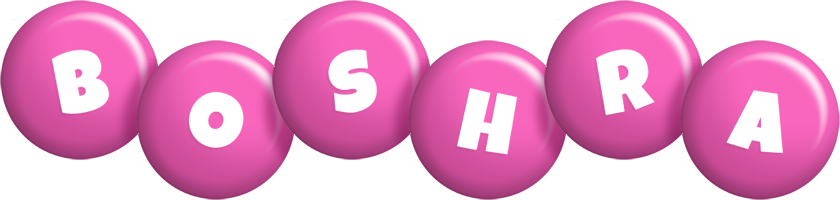 Boshra candy-pink logo