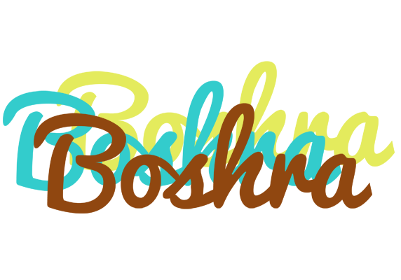 Boshra cupcake logo