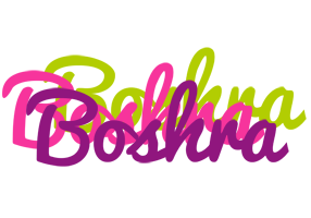 Boshra flowers logo