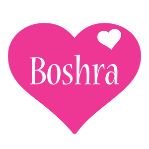 Boshra love-heart logo