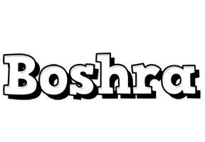 Boshra snowing logo