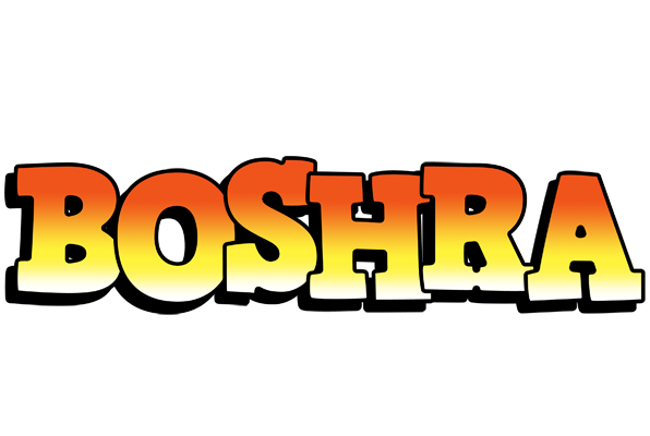 Boshra sunset logo