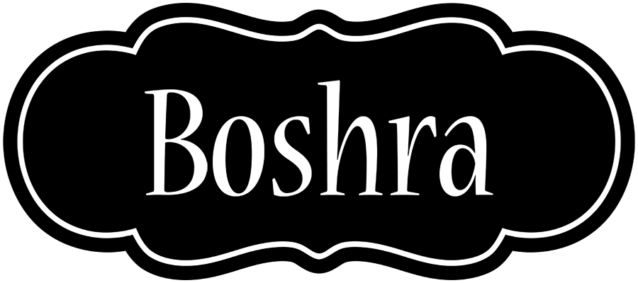 Boshra welcome logo