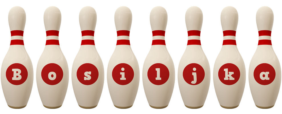 Bosiljka bowling-pin logo
