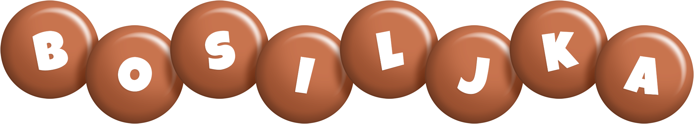 Bosiljka candy-brown logo