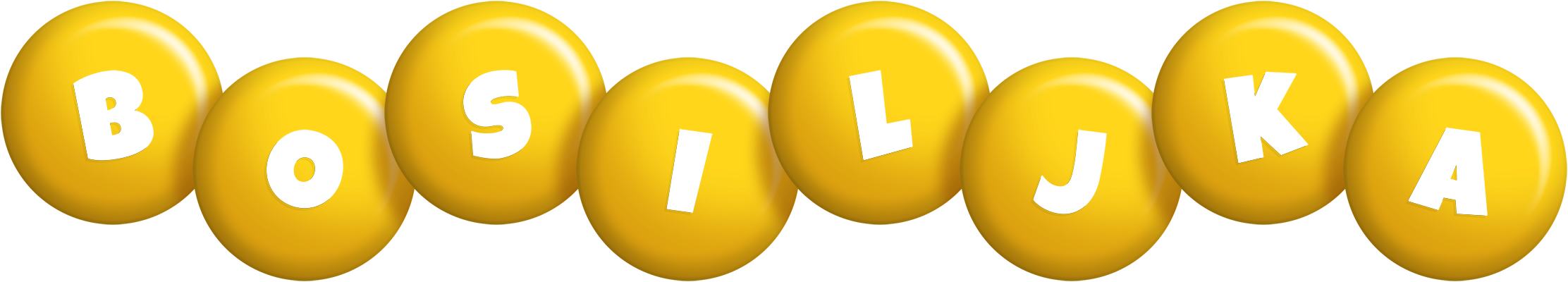 Bosiljka candy-yellow logo