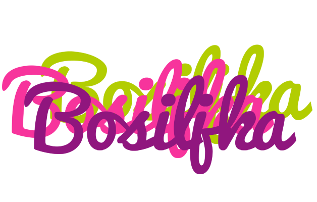 Bosiljka flowers logo