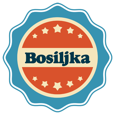 Bosiljka labels logo