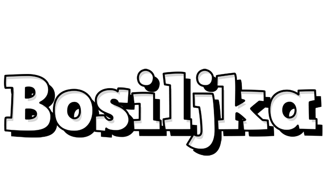 Bosiljka snowing logo