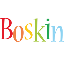 Boskin birthday logo