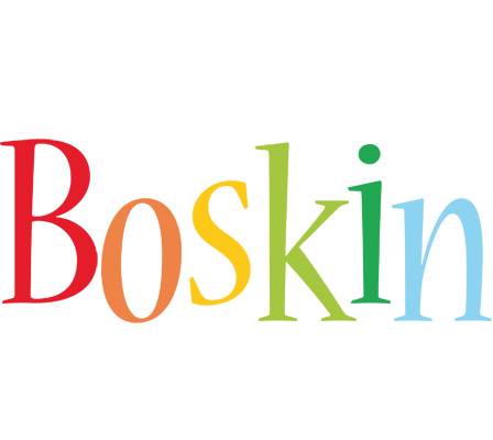 Boskin birthday logo