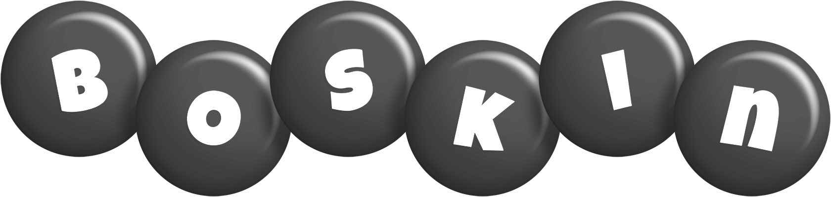 Boskin candy-black logo
