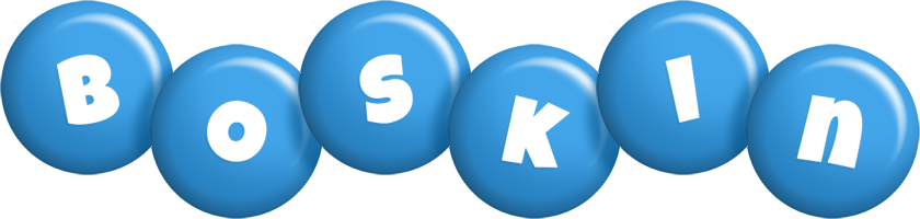 Boskin candy-blue logo