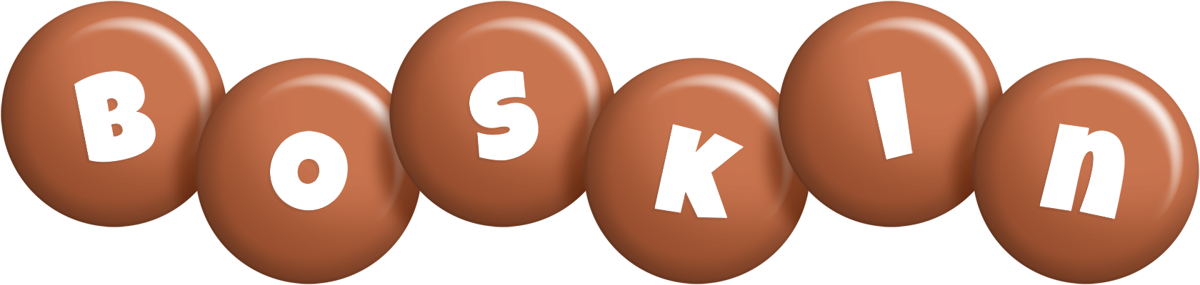 Boskin candy-brown logo