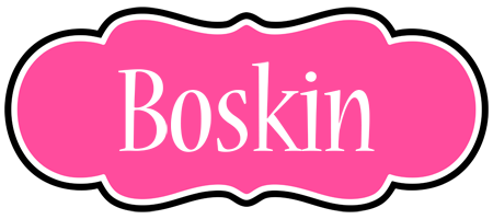 Boskin invitation logo