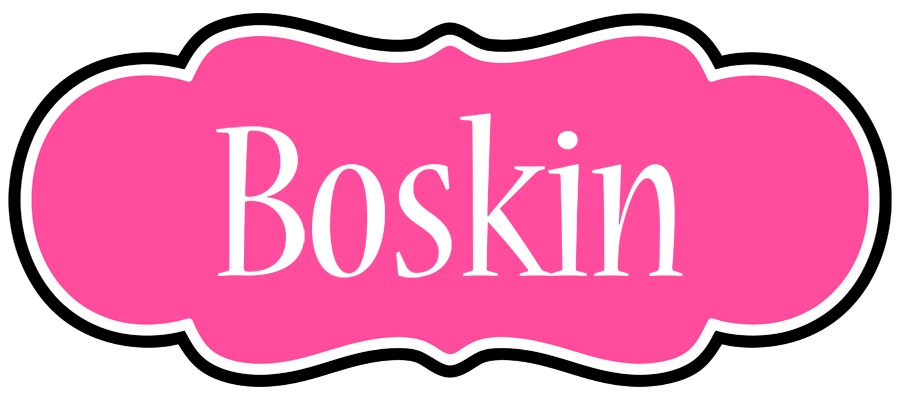 Boskin invitation logo