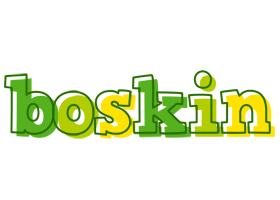 Boskin juice logo