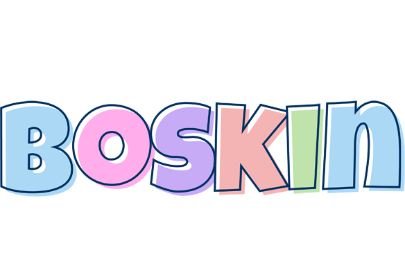 Boskin pastel logo