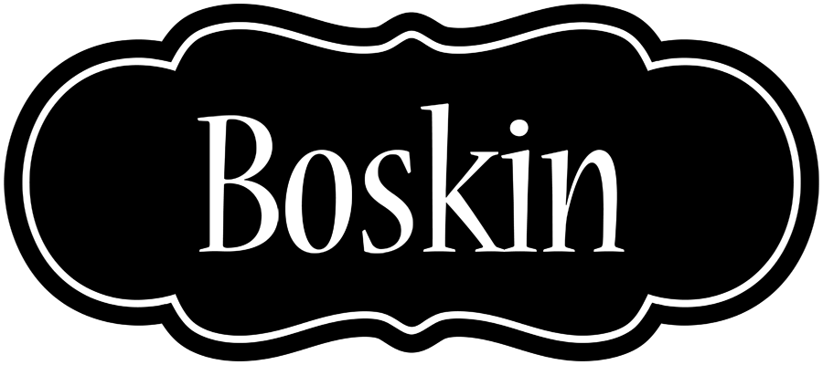Boskin welcome logo