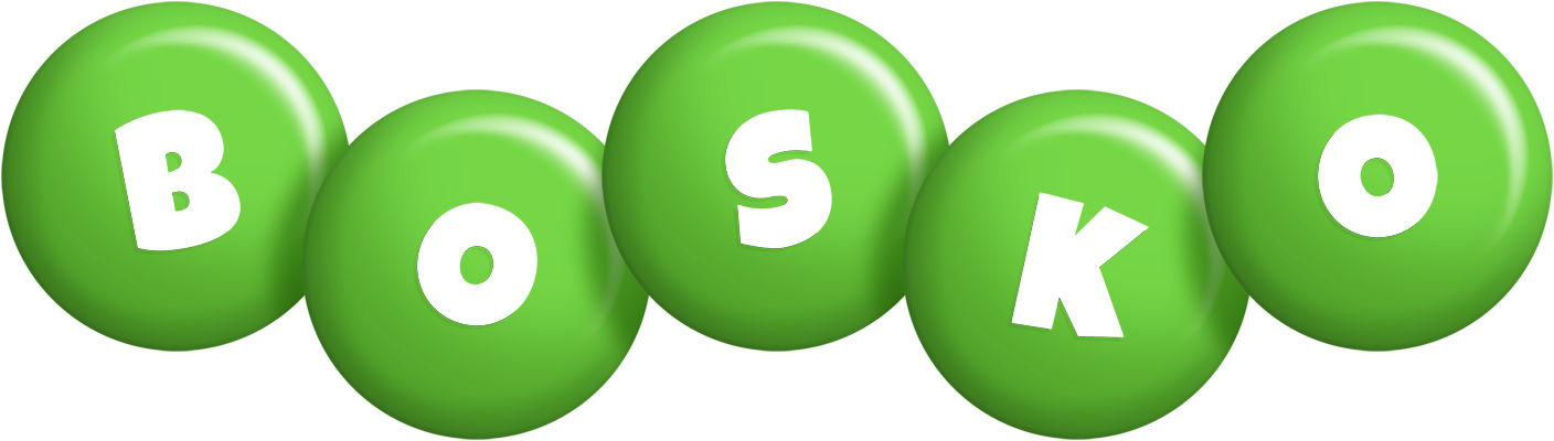 Bosko candy-green logo