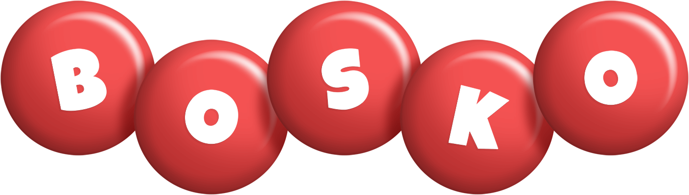 Bosko candy-red logo