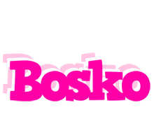 Bosko dancing logo