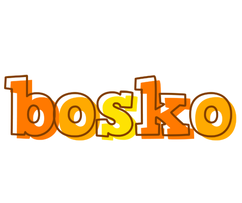 Bosko desert logo