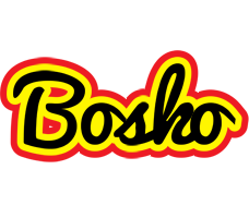 Bosko flaming logo