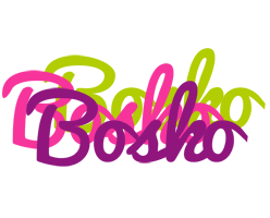 Bosko flowers logo