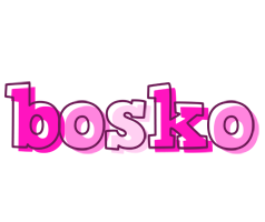 Bosko hello logo