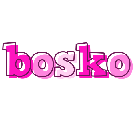 Bosko hello logo
