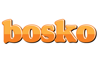 Bosko orange logo