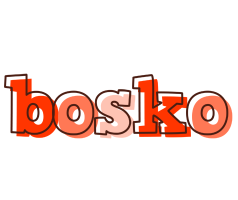 Bosko paint logo