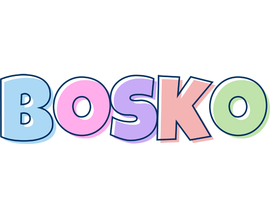 Bosko pastel logo