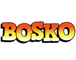 Bosko sunset logo