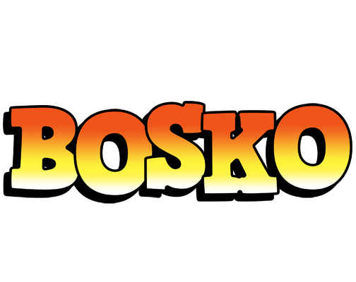 Bosko sunset logo