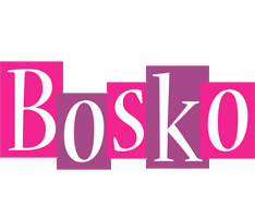 Bosko whine logo