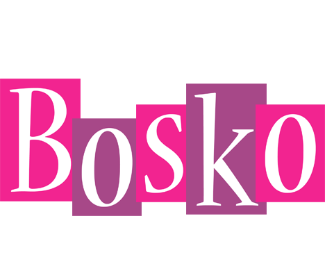Bosko whine logo