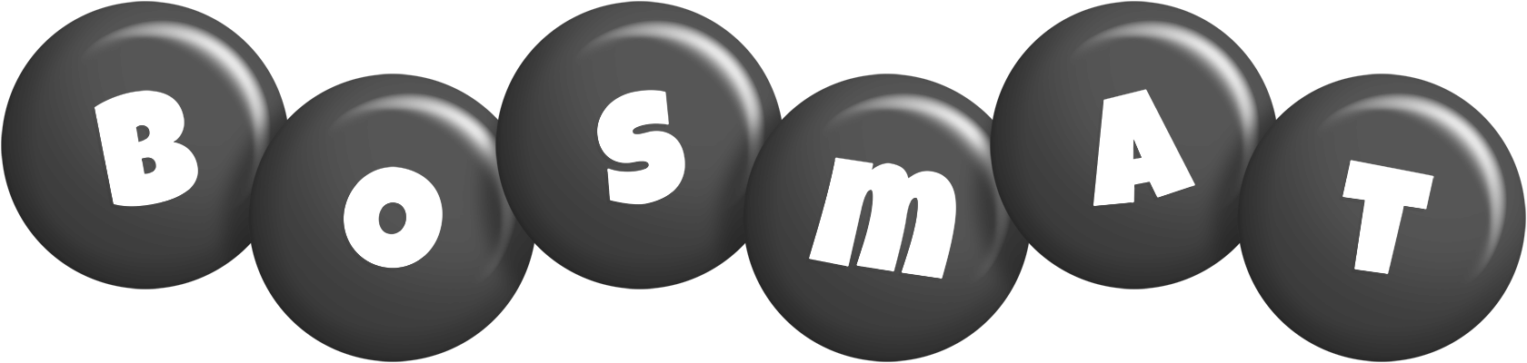 Bosmat candy-black logo
