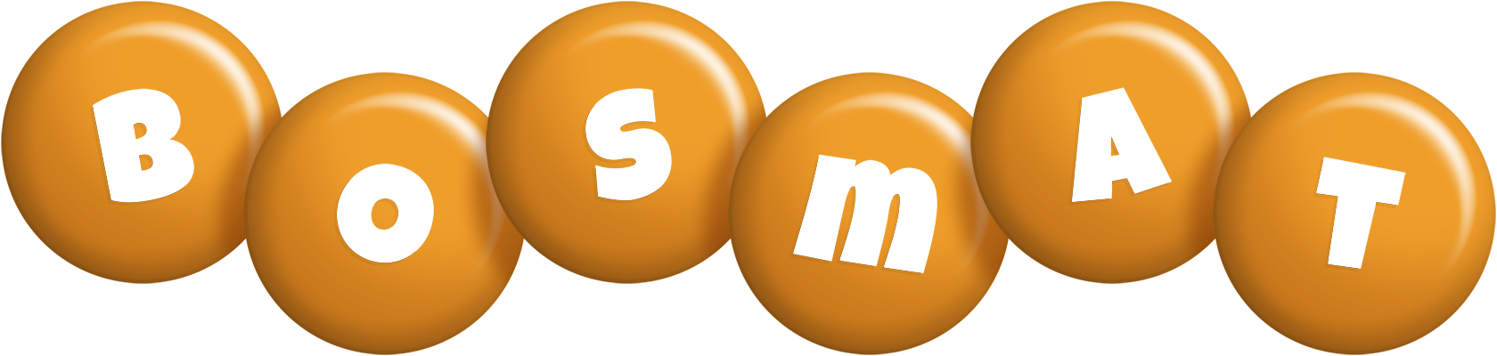 Bosmat candy-orange logo