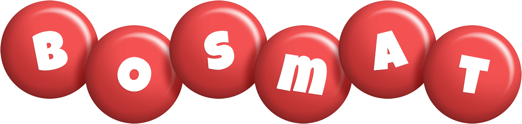 Bosmat candy-red logo