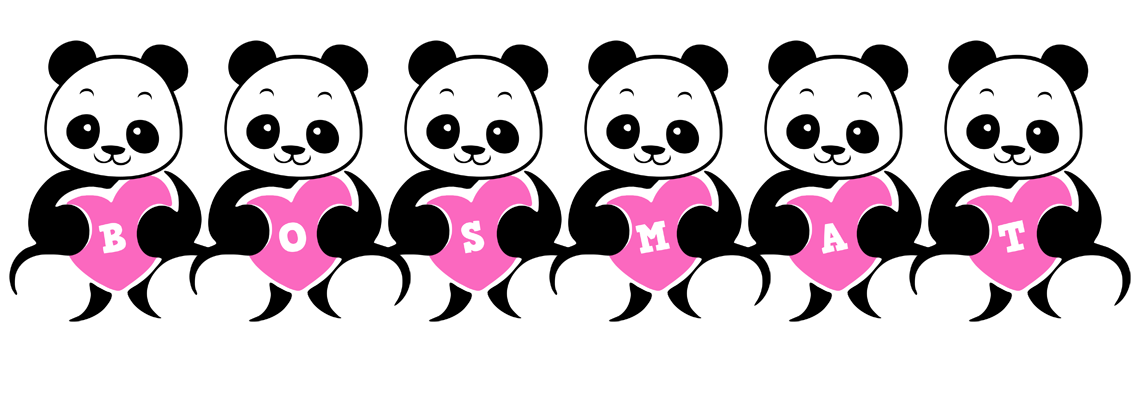 Bosmat love-panda logo