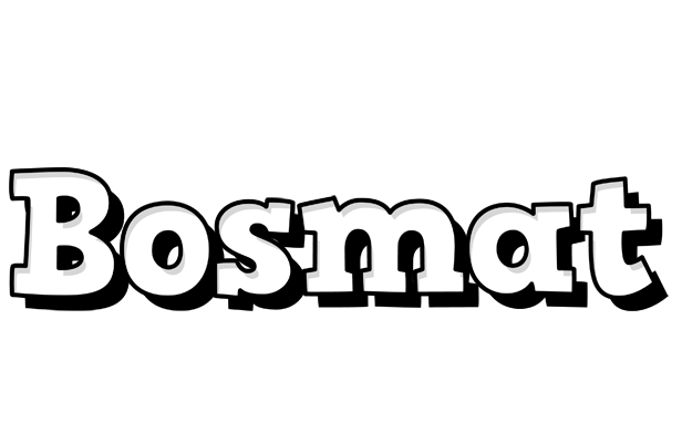 Bosmat snowing logo
