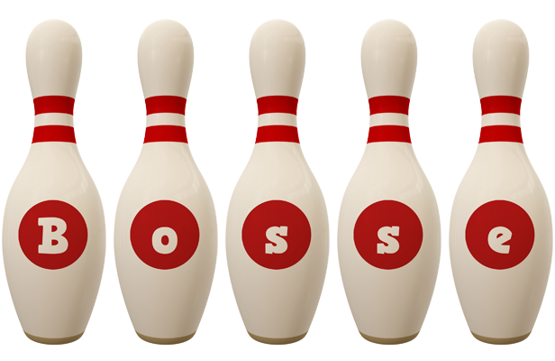 Bosse bowling-pin logo
