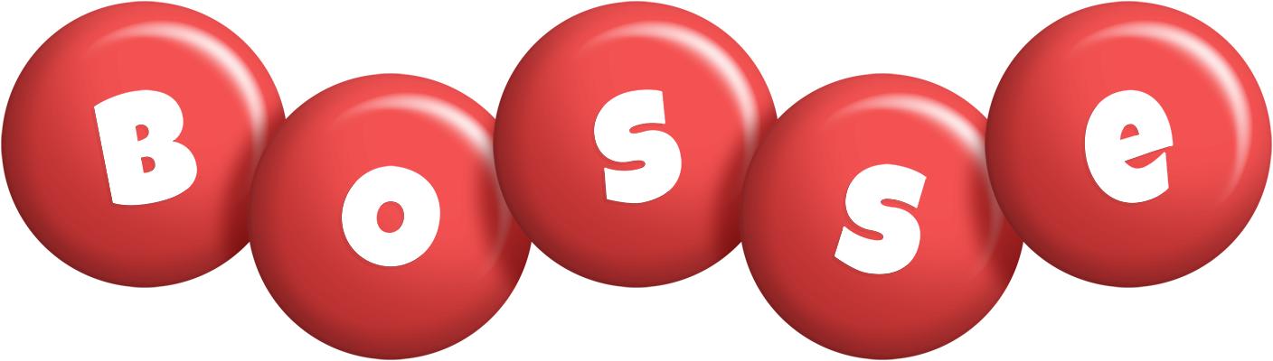 Bosse candy-red logo
