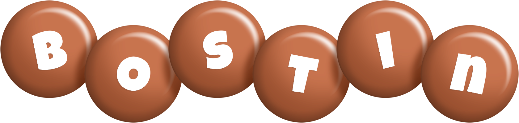 Bostin candy-brown logo
